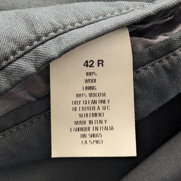 1901 • Extra Trim Fit Olive Blazer - Picture 8 of 8